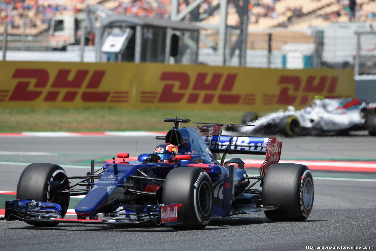 GP SPAGNA, 13.05.2017 - Daniil Kvyat (RUS) Scuderia Toro Rosso STR12