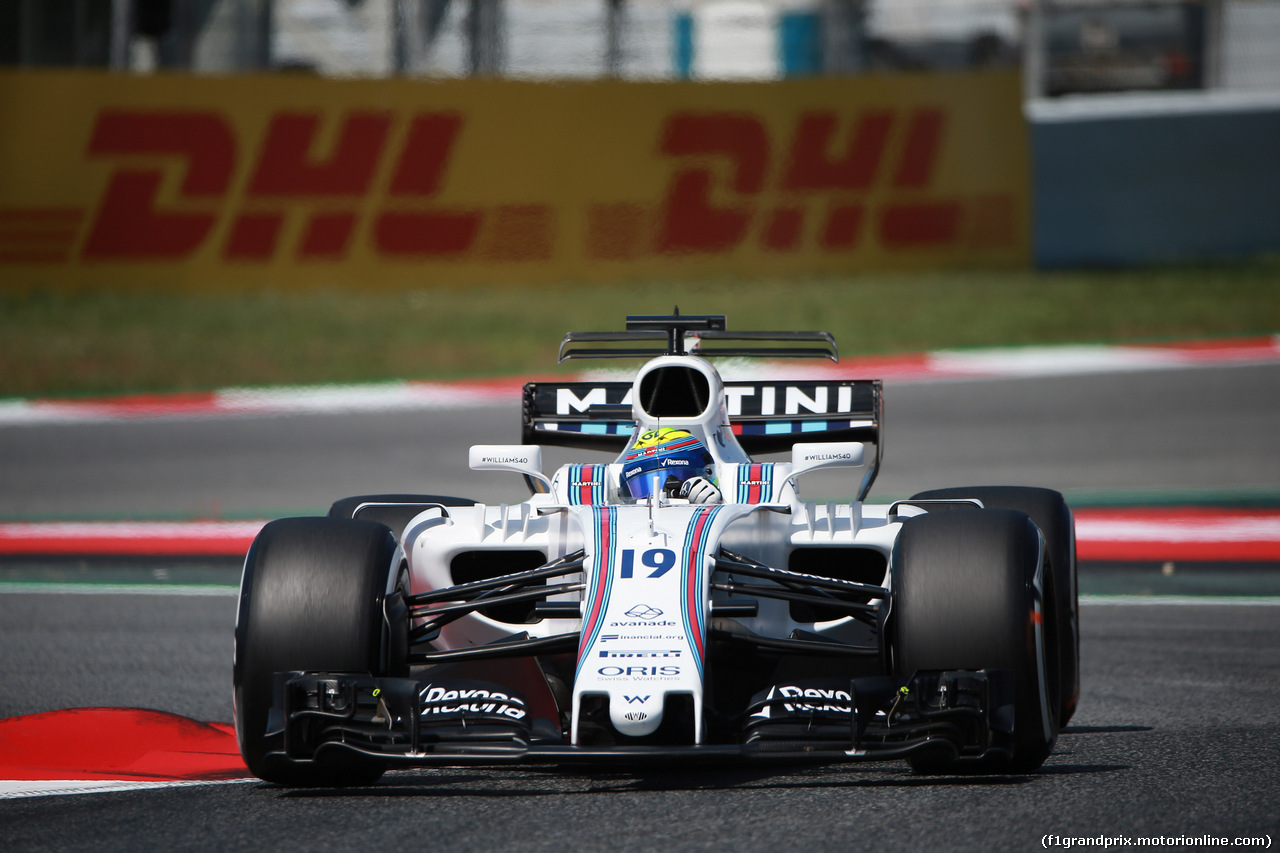 GP SPAGNA, 13.05.2017 - Felipe Massa (BRA) Williams FW40