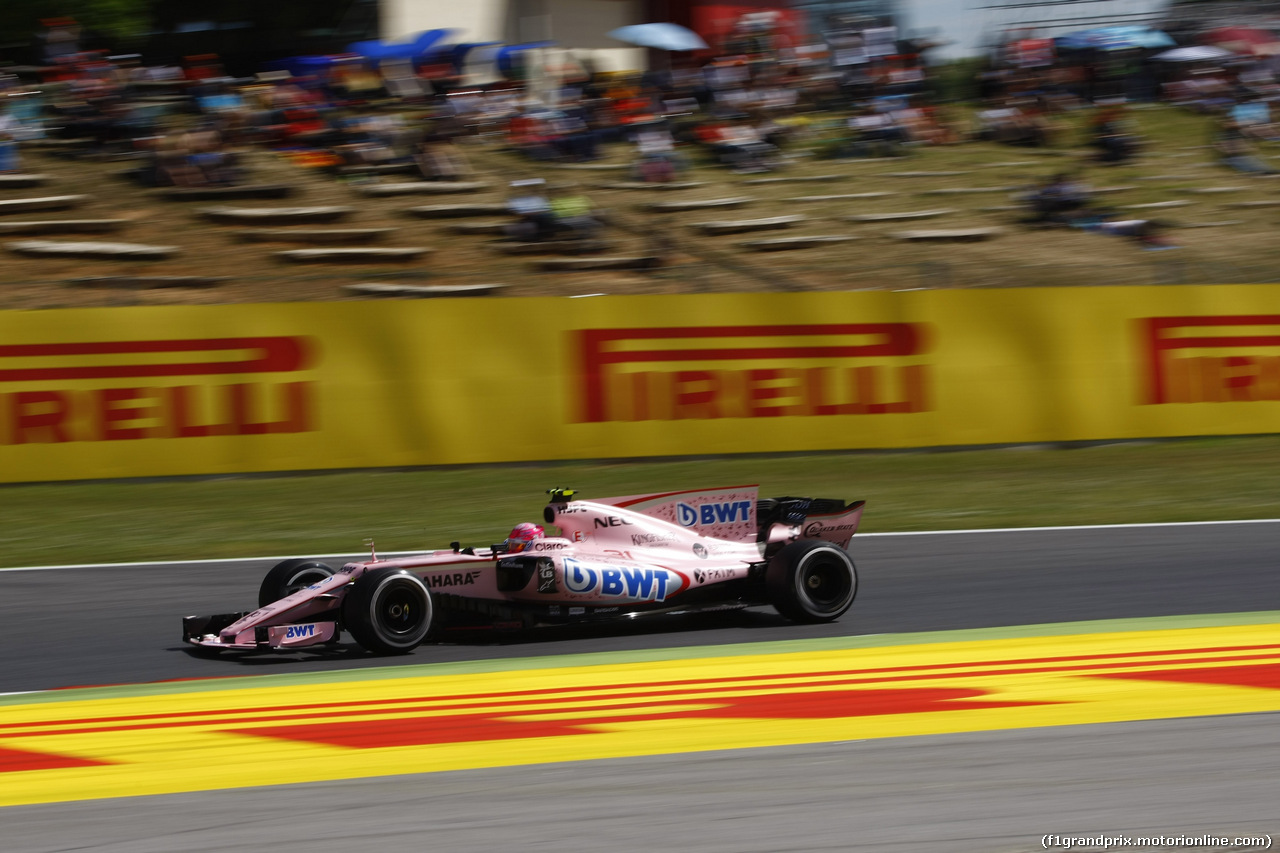GP SPAGNA, 13.05.2017 - Esteban Ocon (FRA) Sahara Force India F1 VJM10