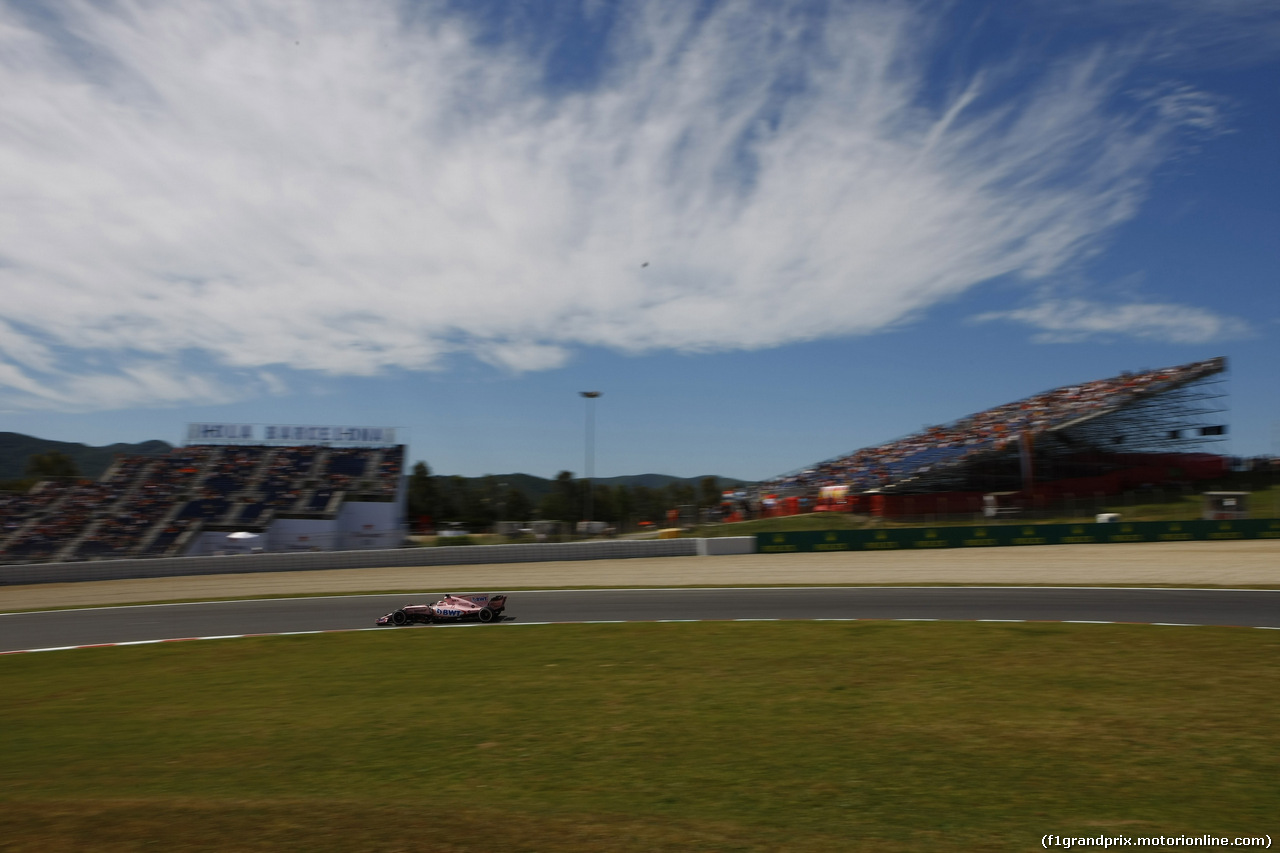 GP SPAGNA, 13.05.2017 - Sergio Perez (MEX) Sahara Force India F1 VJM010