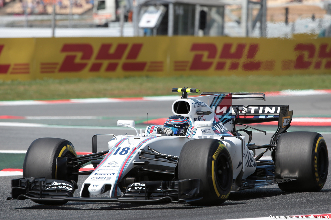 GP SPAGNA, 13.05.2017 - Lance Stroll (CDN) Williams FW40