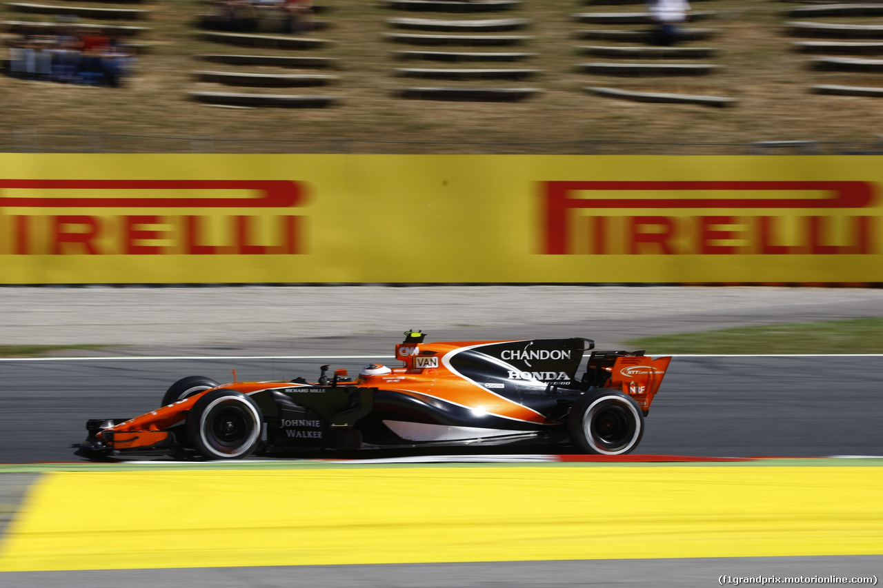 GP SPAGNA, 13.05.2017 - Stoffel Vandoorne (BEL) McLaren MCL32