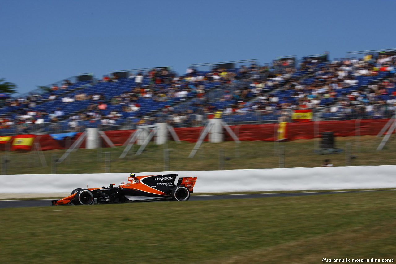 GP SPAGNA, 13.05.2017 - Stoffel Vandoorne (BEL) McLaren MCL32