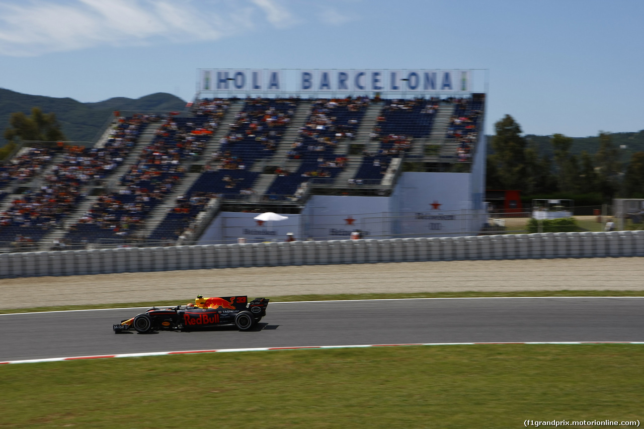 GP SPAGNA, 13.05.2017 - Max Verstappen (NED) Red Bull Racing RB13