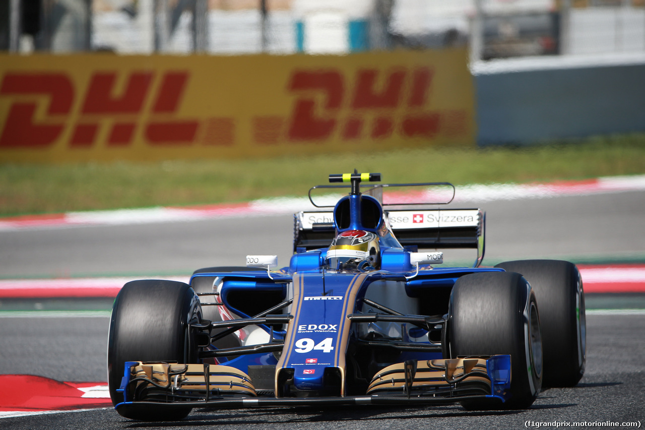 GP SPAGNA, 13.05.2017 - Pascal Wehrlein (GER) Sauber C36