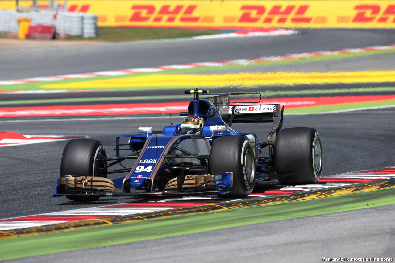GP SPAGNA, 13.05.2017 - Marcus Ericsson (SUE) Sauber C36
