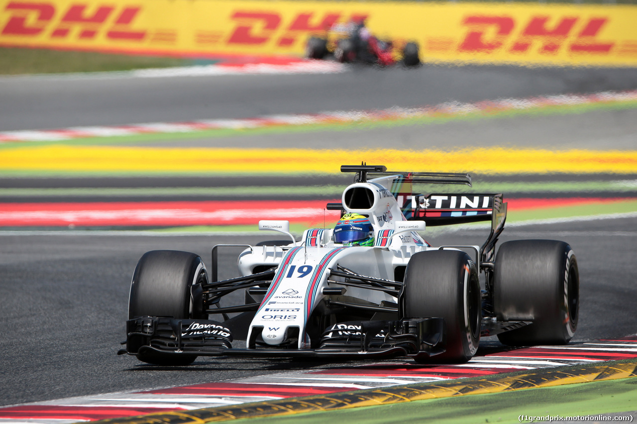 GP SPAGNA, 13.05.2017 - Felipe Massa (BRA) Williams FW40