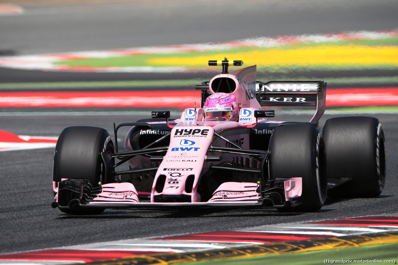 GP SPAGNA, 13.05.2017 - Esteban Ocon (FRA) Sahara Force India F1 VJM10