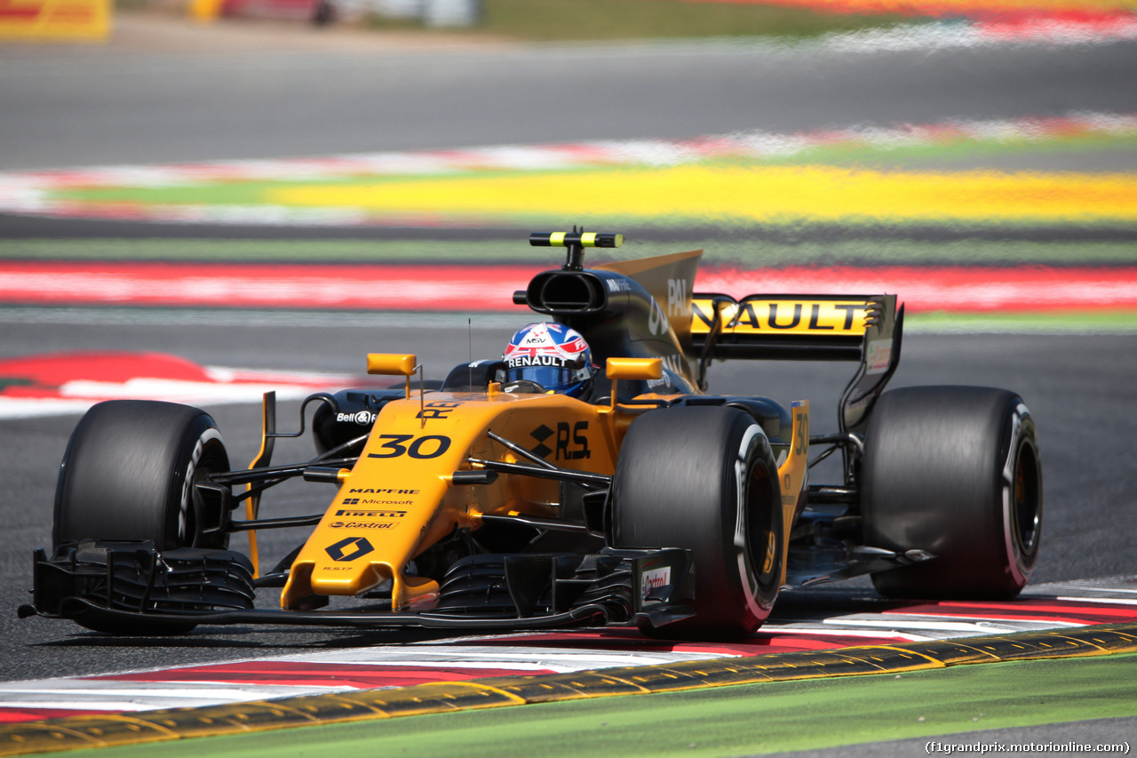 GP SPAGNA, 13.05.2017 - Jolyon Palmer (GBR) Renault Sport F1 Team RS17