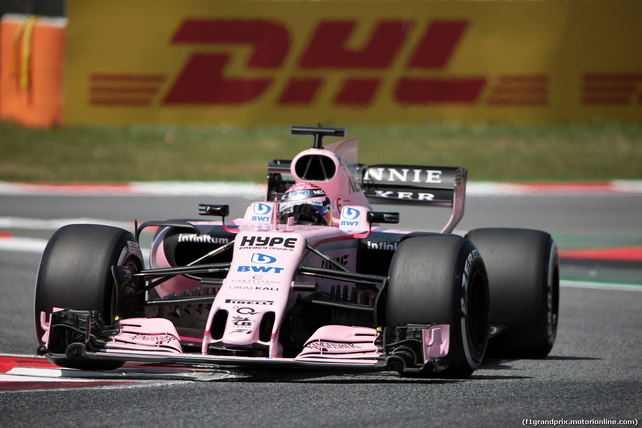 GP SPAGNA, 13.05.2017 - Sergio Perez (MEX) Sahara Force India F1 VJM010