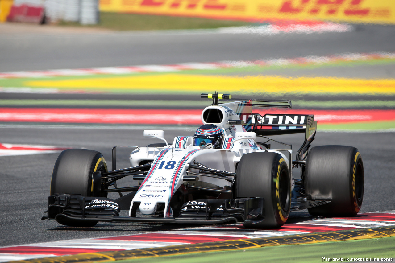 GP SPAGNA, 13.05.2017 - Lance Stroll (CDN) Williams FW40