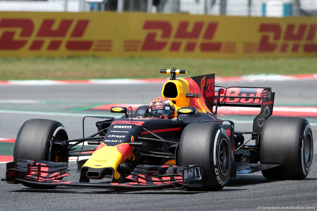 GP SPAGNA, 13.05.2017 - Max Verstappen (NED) Red Bull Racing RB13