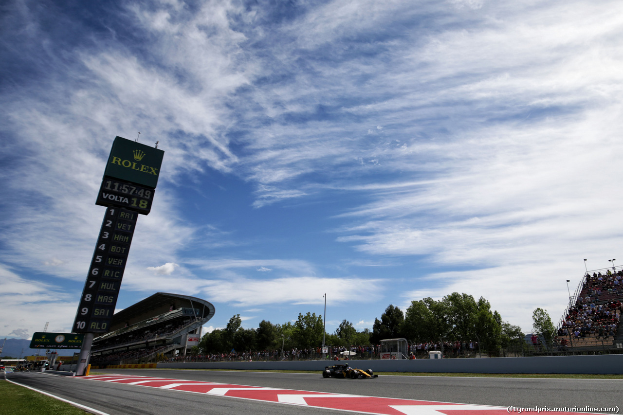 GP SPAGNA, Jolyon Palmer (GBR) Renault Sport F1 Team RS17.
13.05.2017.