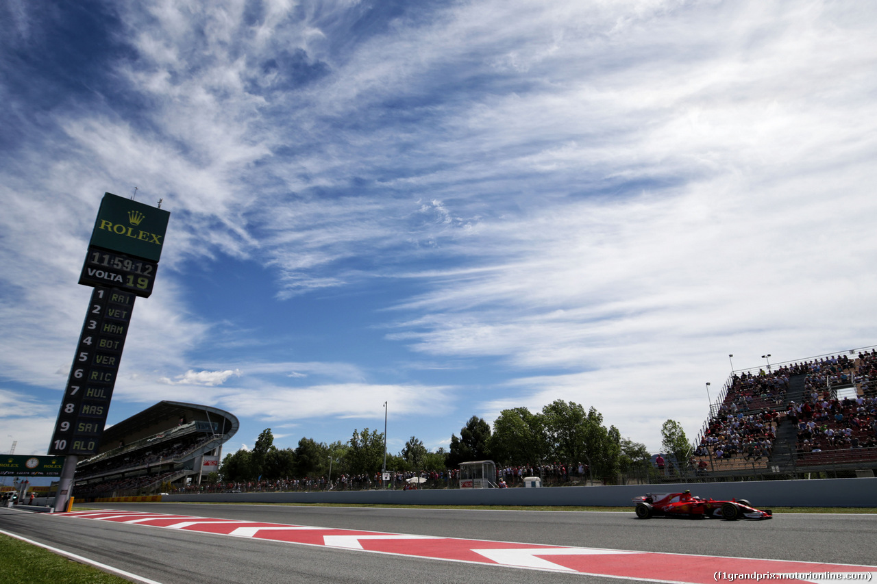 GP SPAGNA, Kimi Raikkonen (FIN) Ferrari SF70H.
13.05.2017.