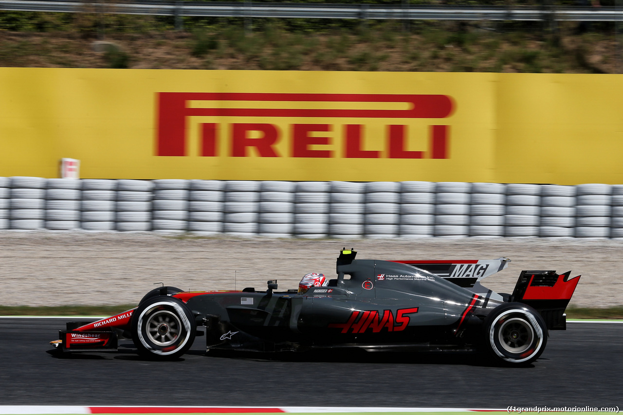 GP SPAGNA, Kevin Magnussen (DEN) Haas VF-17.
13.05.2017.