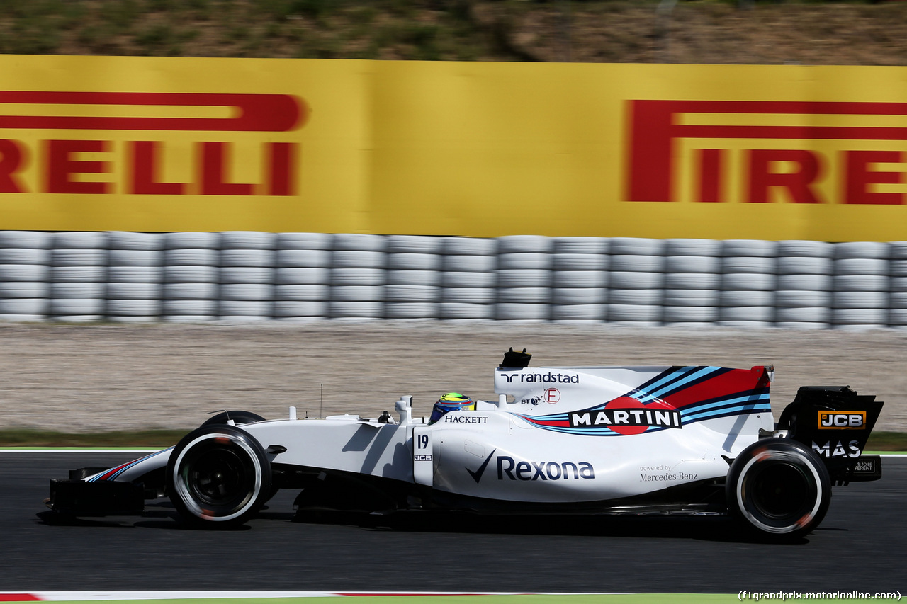 GP SPAGNA, Felipe Massa (BRA) Williams FW40.
13.05.2017.