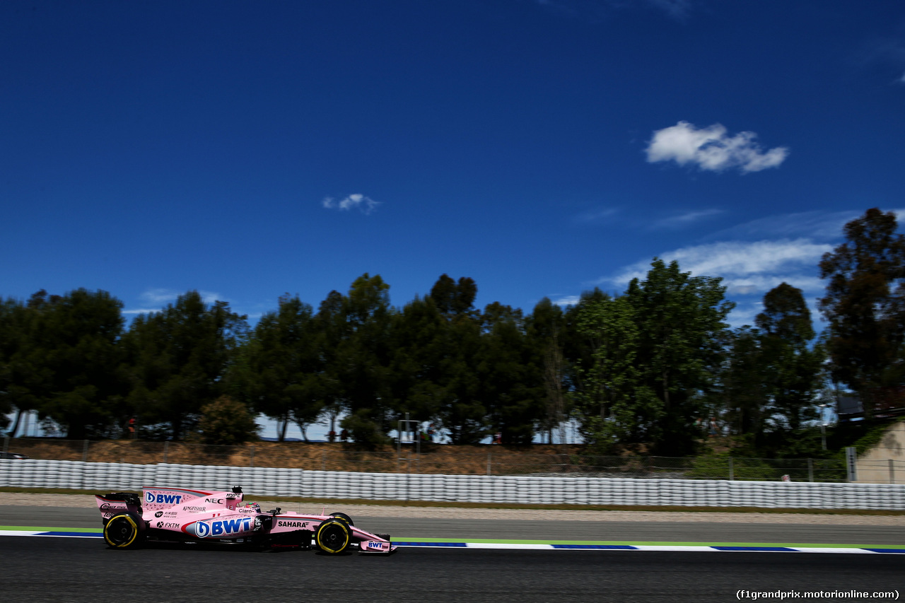 GP SPAGNA, Sergio Perez (MEX) Sahara Force India F1 VJM10.
13.05.2017.