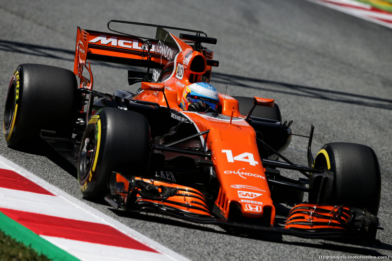 GP SPAGNA, Fernando Alonso (ESP) McLaren MCL32.
13.05.2017.