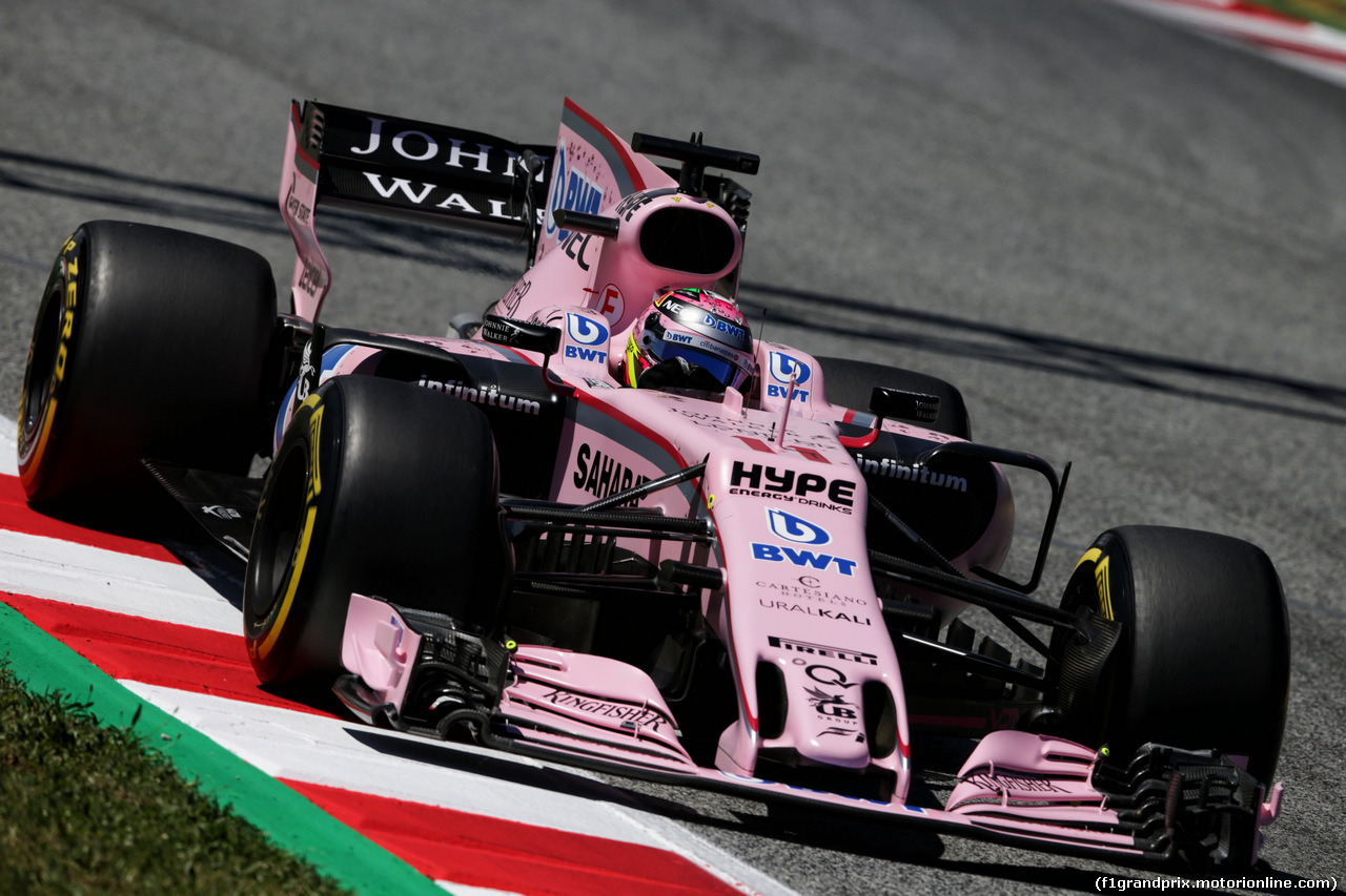 GP SPAGNA, Sergio Perez (MEX) Sahara Force India F1 VJM10.
13.05.2017.