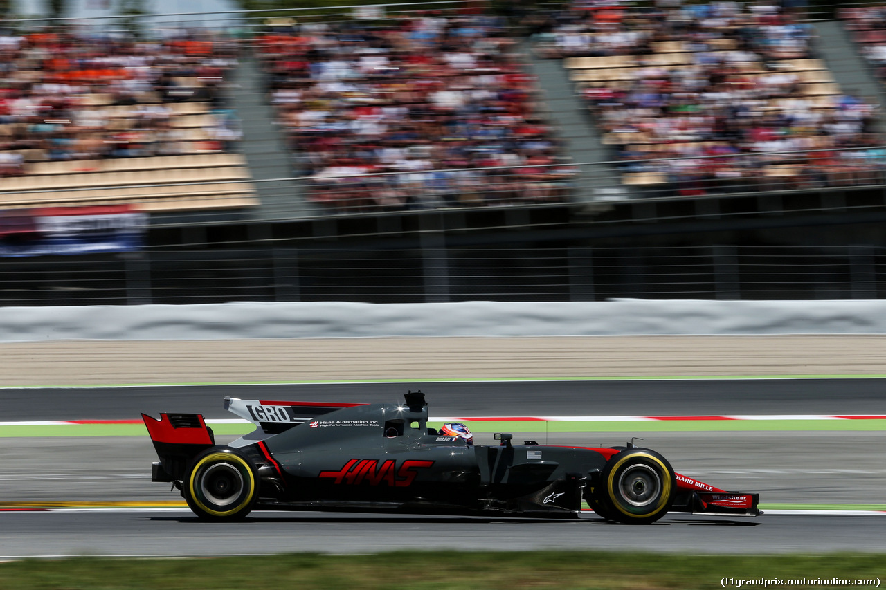 GP SPAGNA, Romain Grosjean (FRA) Haas F1 Team VF-17.
13.05.2017.