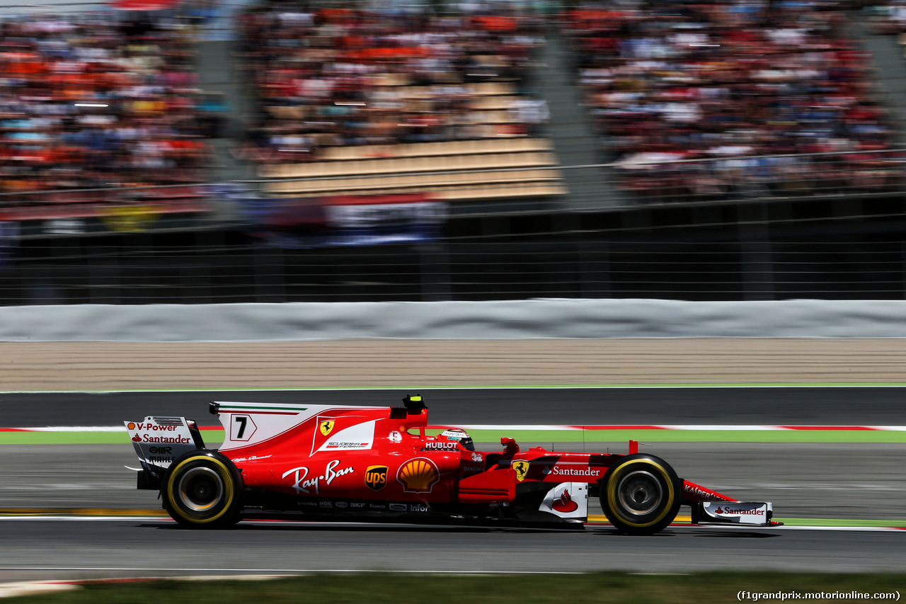 GP SPAGNA, Kimi Raikkonen (FIN) Ferrari SF70H.
13.05.2017.