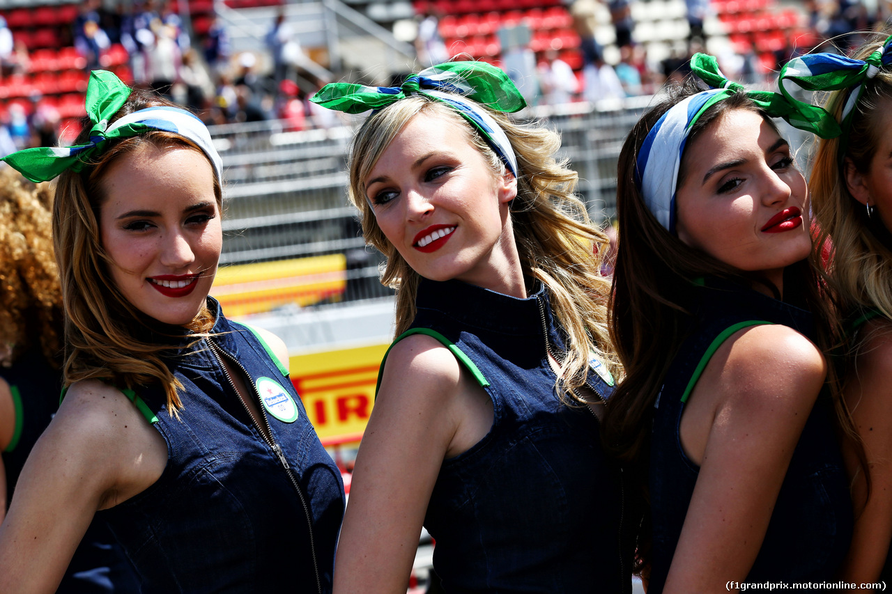 GP SPAGNA, griglia girls.
13.05.2017.