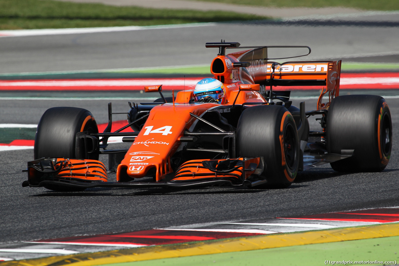 GP SPAGNA, 13.05.2017 - Qualifiche, Fernando Alonso (ESP) McLaren MCL32