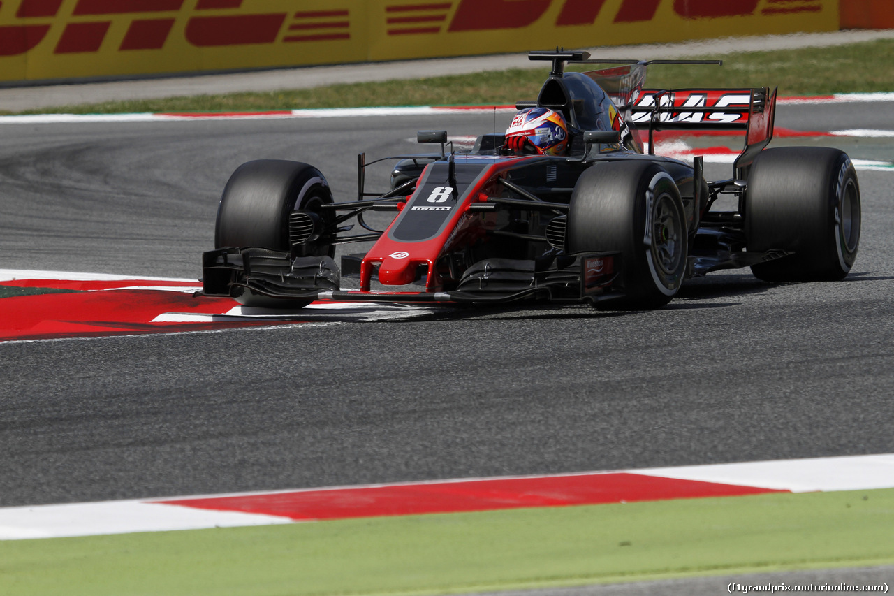 GP SPAGNA, 13.05.2017 - Qualifiche, Romain Grosjean (FRA) Haas F1 Team VF-17