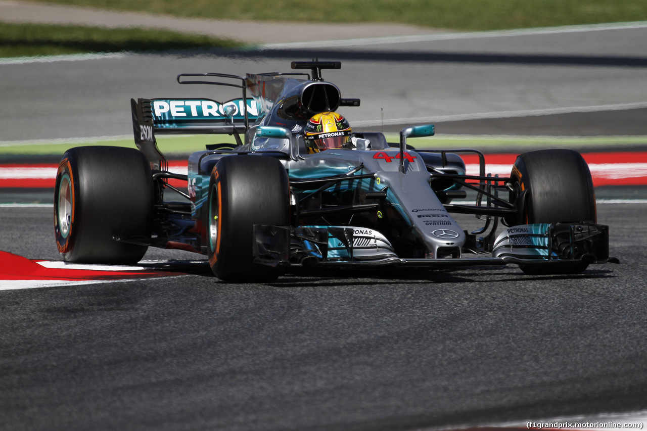 GP SPAGNA, 13.05.2017 - Qualifiche, Lewis Hamilton (GBR) Mercedes AMG F1 W08
