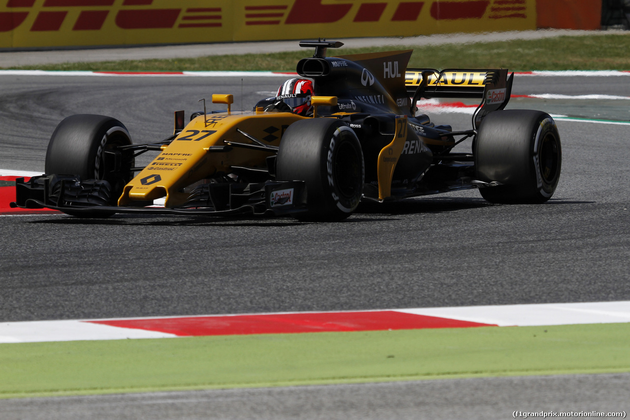 GP SPAGNA, 13.05.2017 - Qualifiche, Nico Hulkenberg (GER) Renault Sport F1 Team RS17