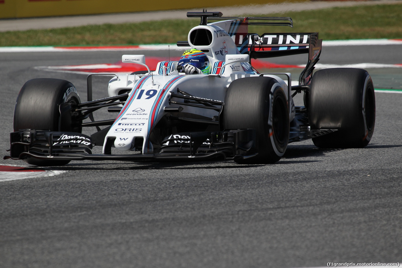 GP SPAGNA, 13.05.2017 - Qualifiche, Felipe Massa (BRA) Williams FW40