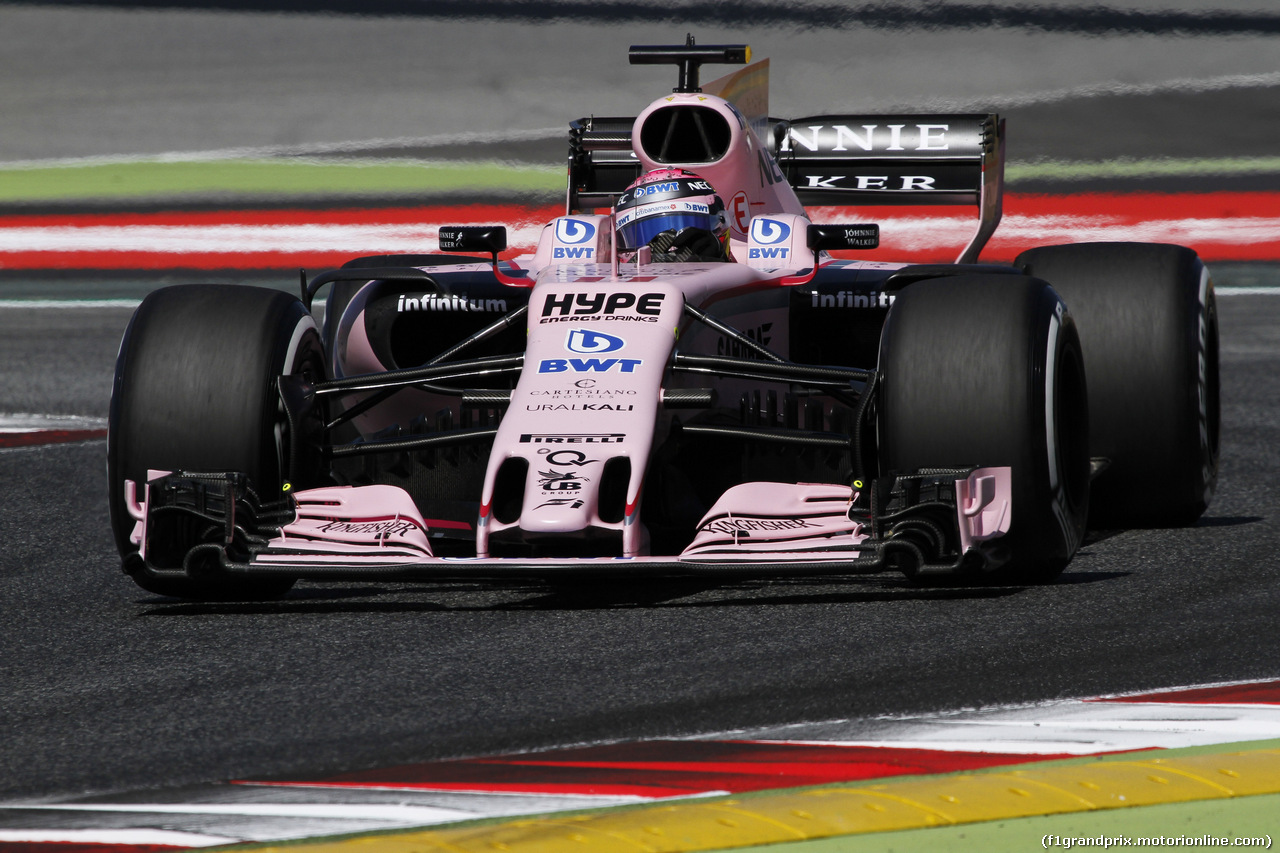 GP SPAGNA, 13.05.2017 - Qualifiche, Sergio Perez (MEX) Sahara Force India F1 VJM010
