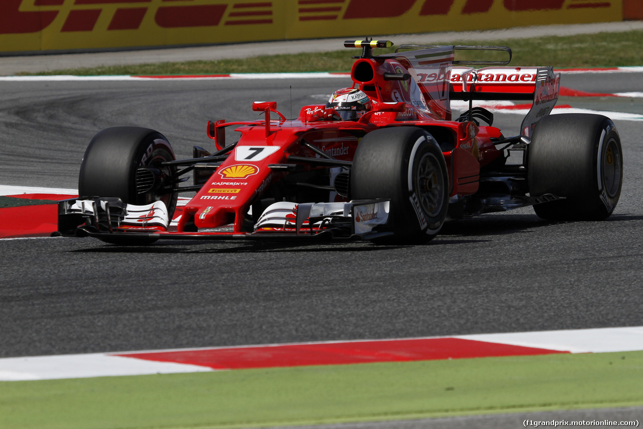 GP SPAGNA, 13.05.2017 - Qualifiche, Kimi Raikkonen (FIN) Ferrari SF70H