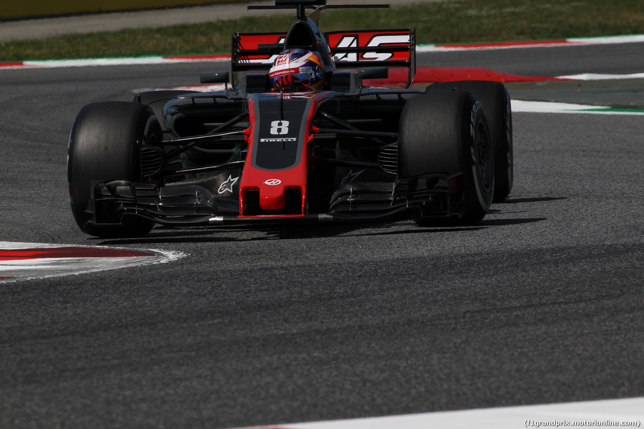 GP SPAGNA, 13.05.2017 - Qualifiche, Romain Grosjean (FRA) Haas F1 Team VF-17