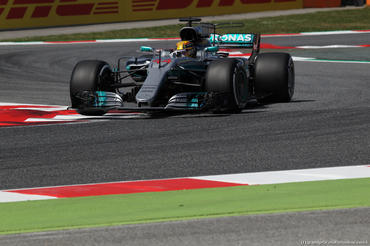 GP SPAGNA, 13.05.2017 - Qualifiche, Lewis Hamilton (GBR) Mercedes AMG F1 W08