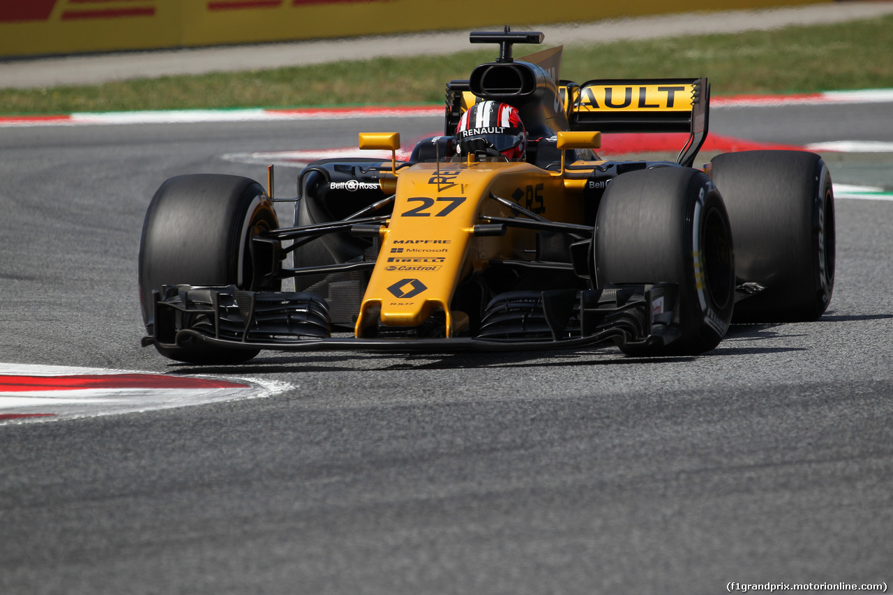GP SPAGNA, 13.05.2017 - Qualifiche, Nico Hulkenberg (GER) Renault Sport F1 Team RS17