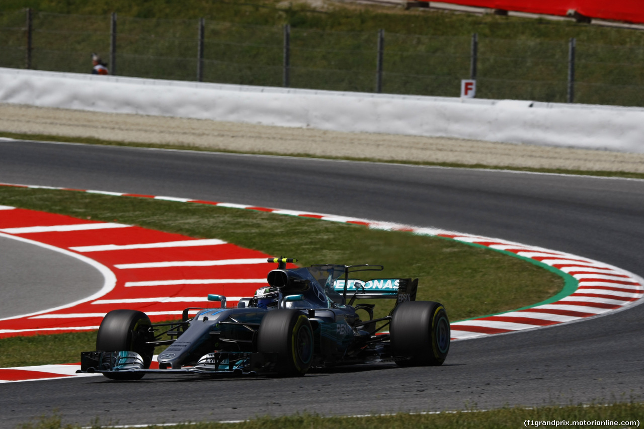 GP SPAGNA, 13.05.2017 - Qualifiche, Valtteri Bottas (FIN) Mercedes AMG F1 W08