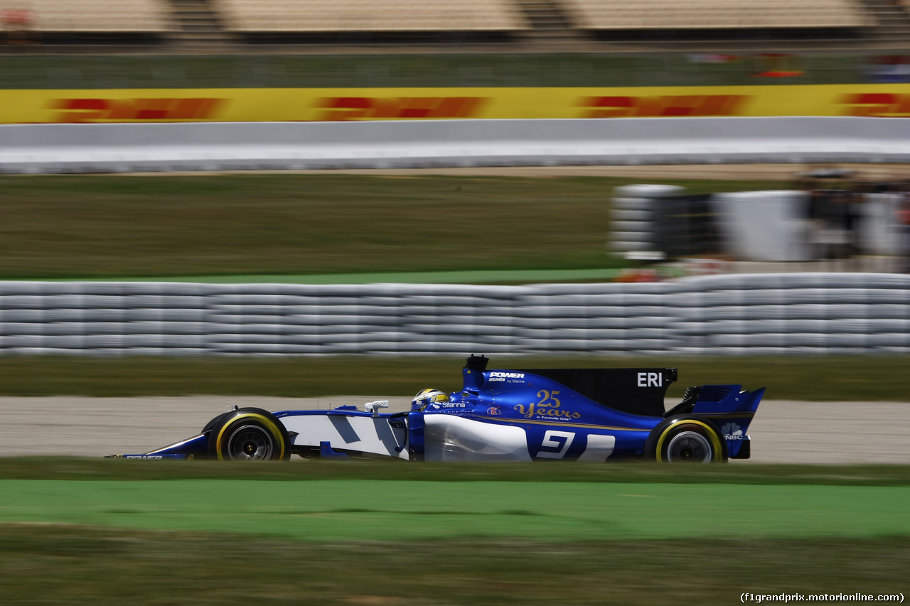 GP SPAGNA, 13.05.2017 - Qualifiche, Marcus Ericsson (SUE) Sauber C36