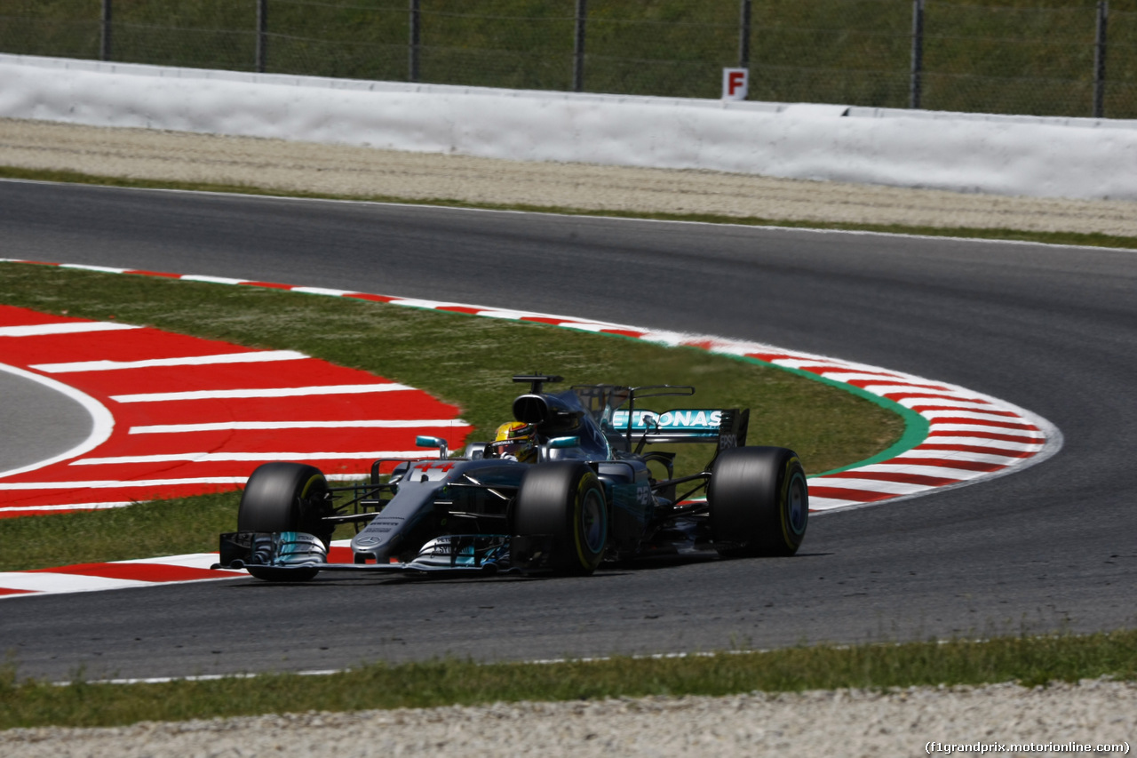 GP SPAGNA, 13.05.2017 - Qualifiche, Lewis Hamilton (GBR) Mercedes AMG F1 W08