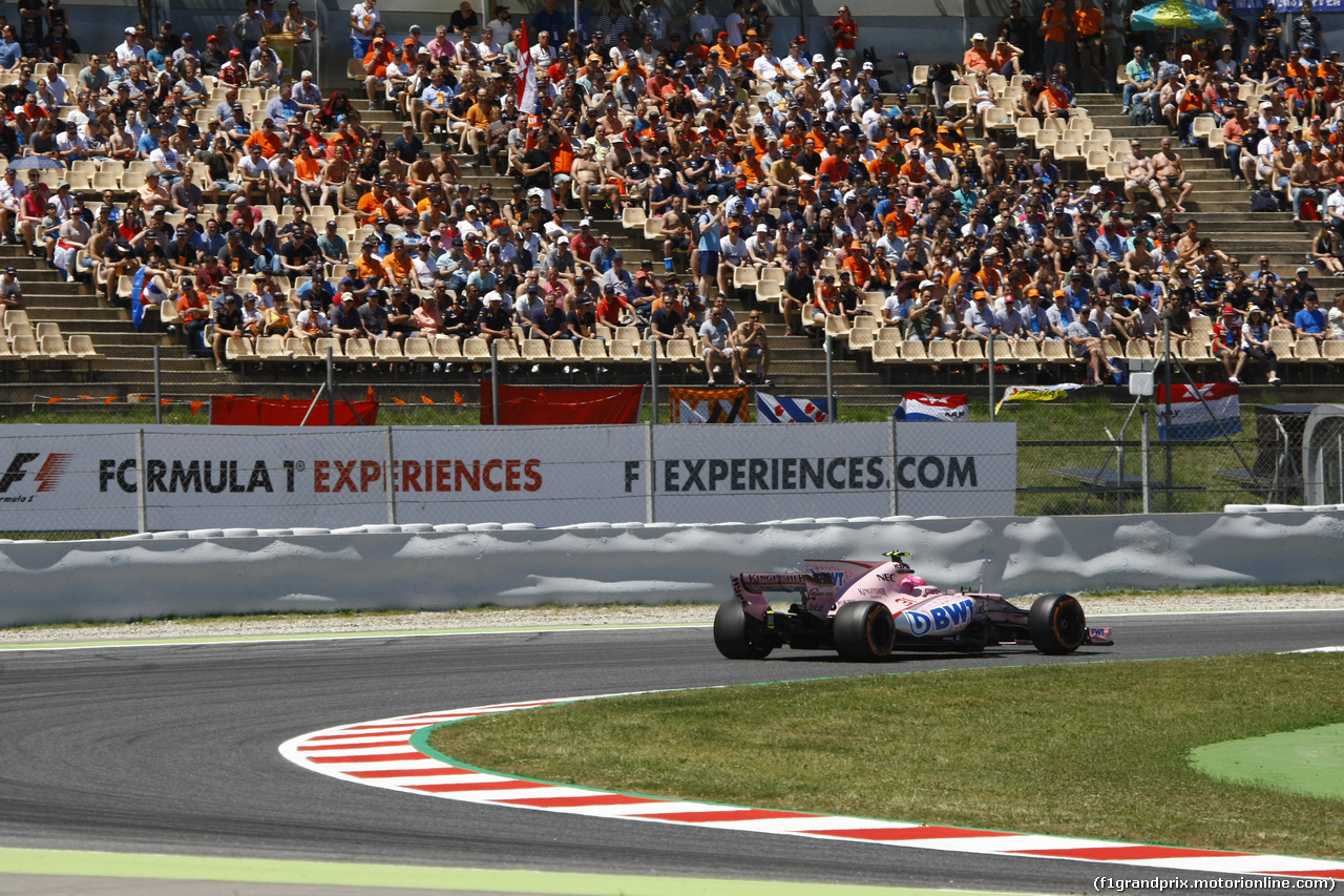 GP SPAGNA, 13.05.2017 - Qualifiche, Esteban Ocon (FRA) Sahara Force India F1 VJM10