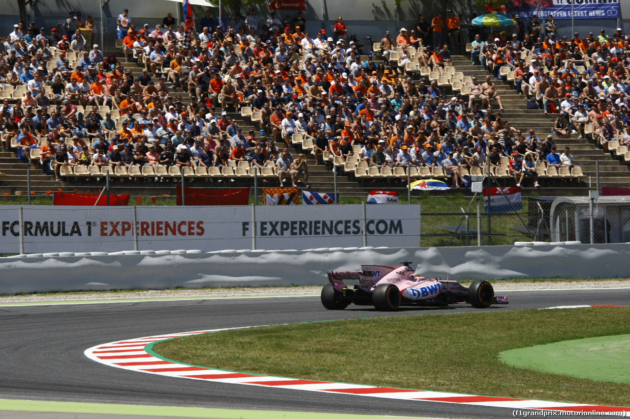GP SPAGNA, 13.05.2017 - Qualifiche, Sergio Perez (MEX) Sahara Force India F1 VJM010