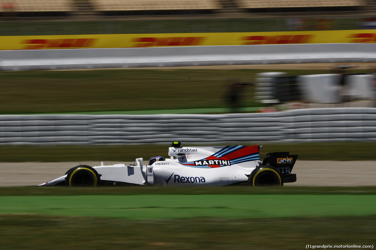 GP SPAGNA, 13.05.2017 - Qualifiche, Lance Stroll (CDN) Williams FW40