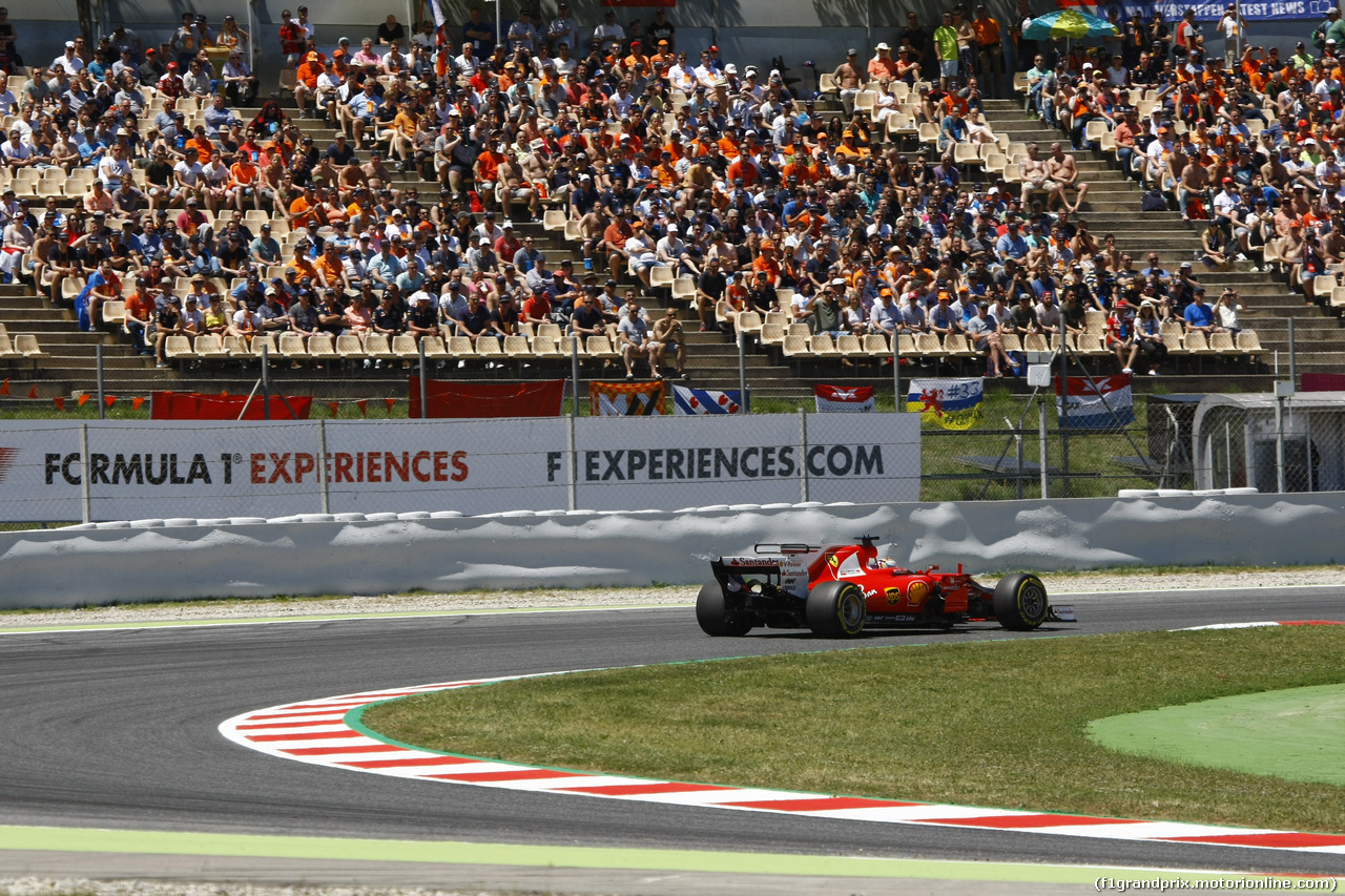 GP SPAGNA, 13.05.2017 - Qualifiche, Sebastian Vettel (GER) Ferrari SF70H