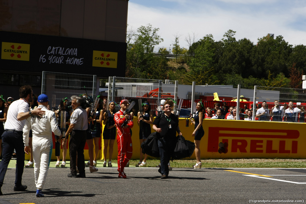 GP SPAGNA, 13.05.2017 - Qualifiche, 2nd place Sebastian Vettel (GER) Ferrari SF70H