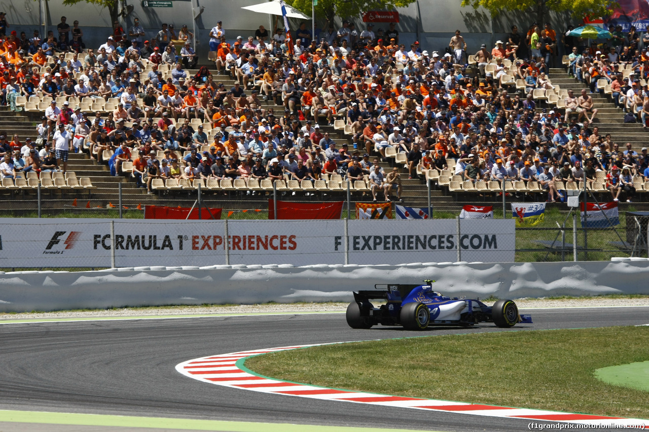 GP SPAGNA, 13.05.2017 - Qualifiche, Pascal Wehrlein (GER) Sauber C36