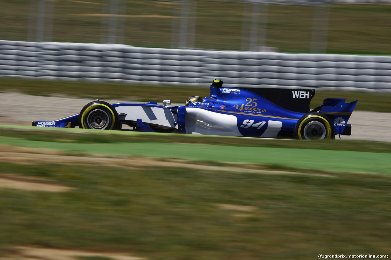 GP SPAGNA, 13.05.2017 - Qualifiche, Pascal Wehrlein (GER) Sauber C36