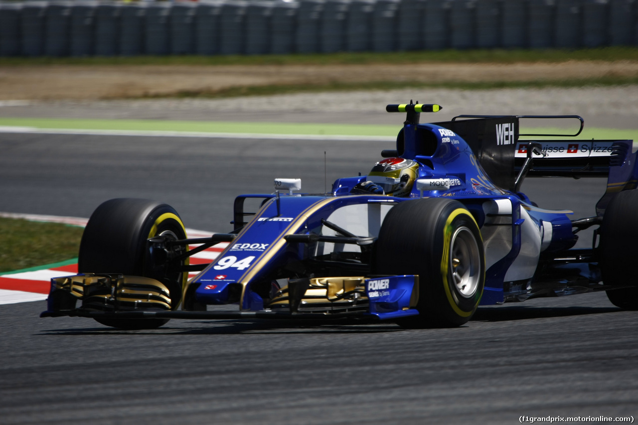 GP SPAGNA, 13.05.2017 - Qualifiche, Pascal Wehrlein (GER) Sauber C36