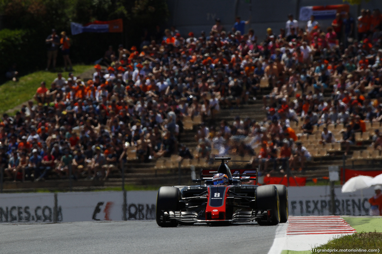 GP SPAGNA, 13.05.2017 - Qualifiche, Romain Grosjean (FRA) Haas F1 Team VF-17