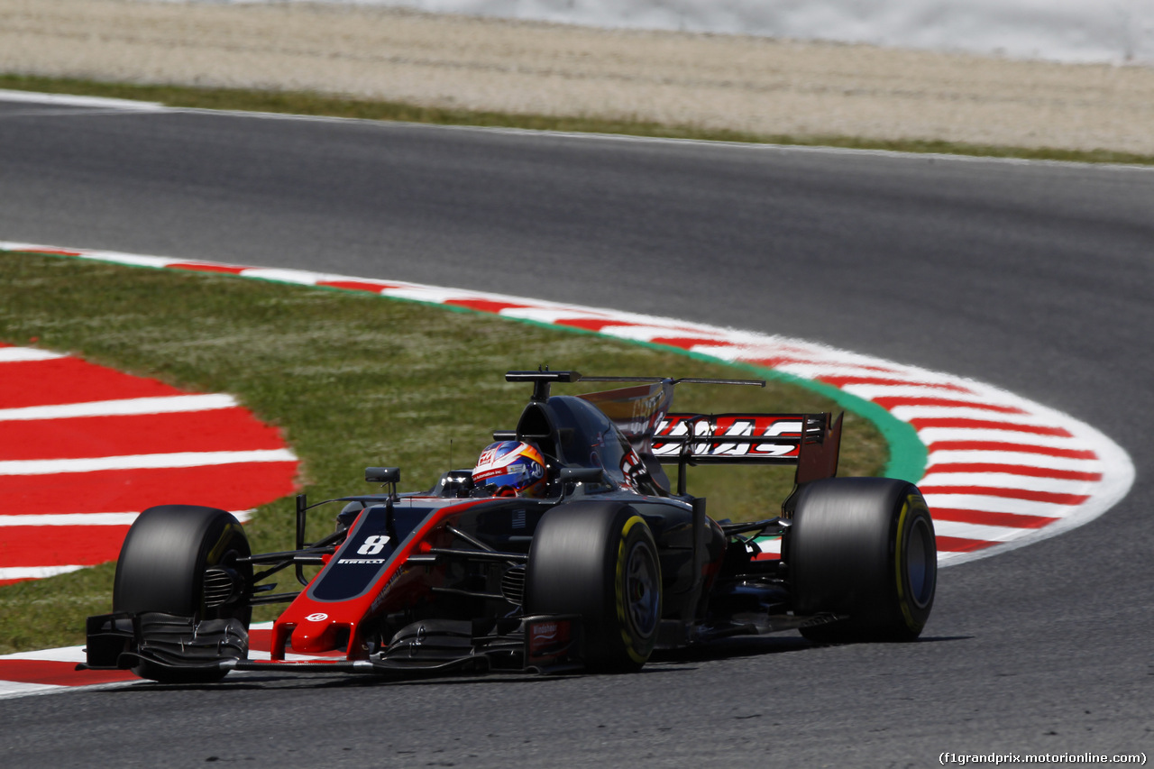GP SPAGNA, 13.05.2017 - Qualifiche, Romain Grosjean (FRA) Haas F1 Team VF-17