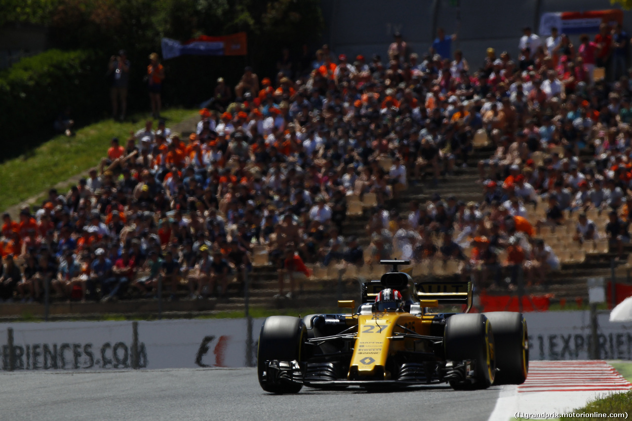 GP SPAGNA, 13.05.2017 - Qualifiche, Nico Hulkenberg (GER) Renault Sport F1 Team RS17